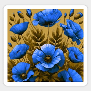 Poppy Flower Sticker